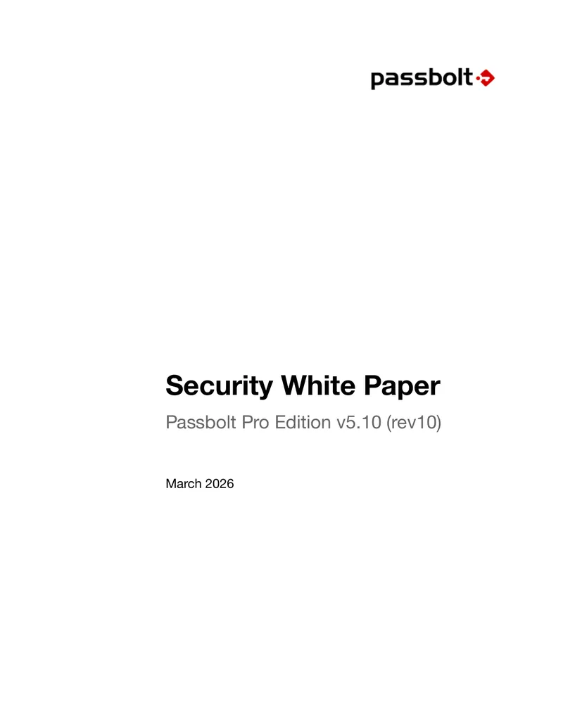Passbolt Pro Edition Security White Paper