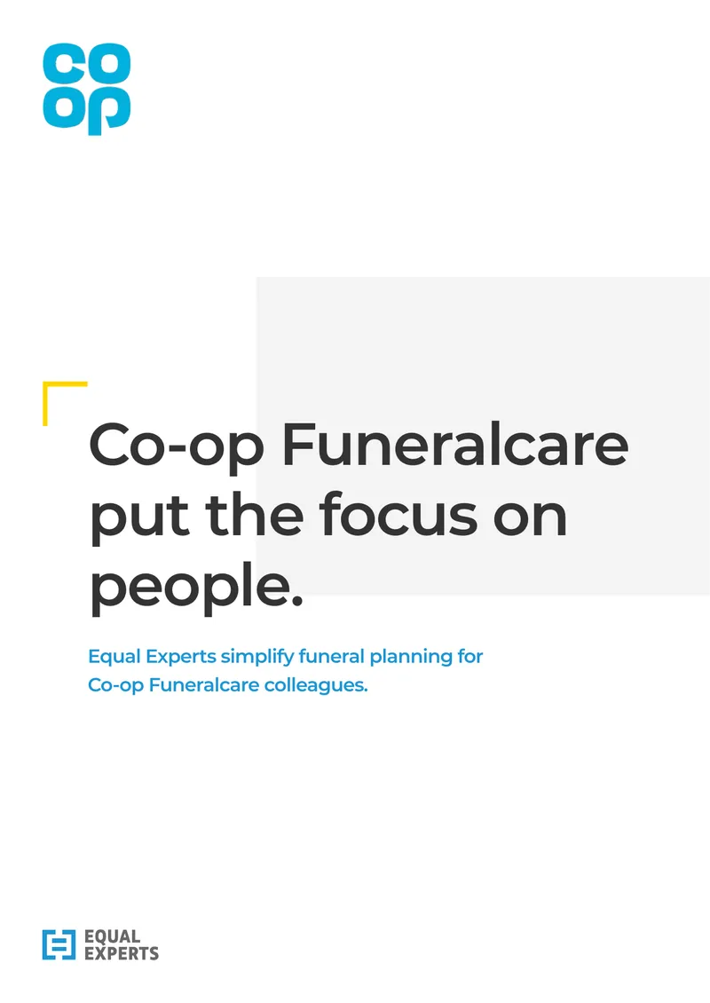 Digital Service Transformation for Co-op Funeralcare