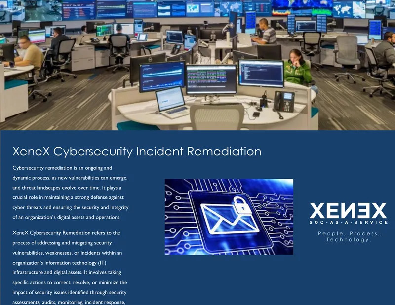 XeneX Cybersecurity Incident Remediation Process