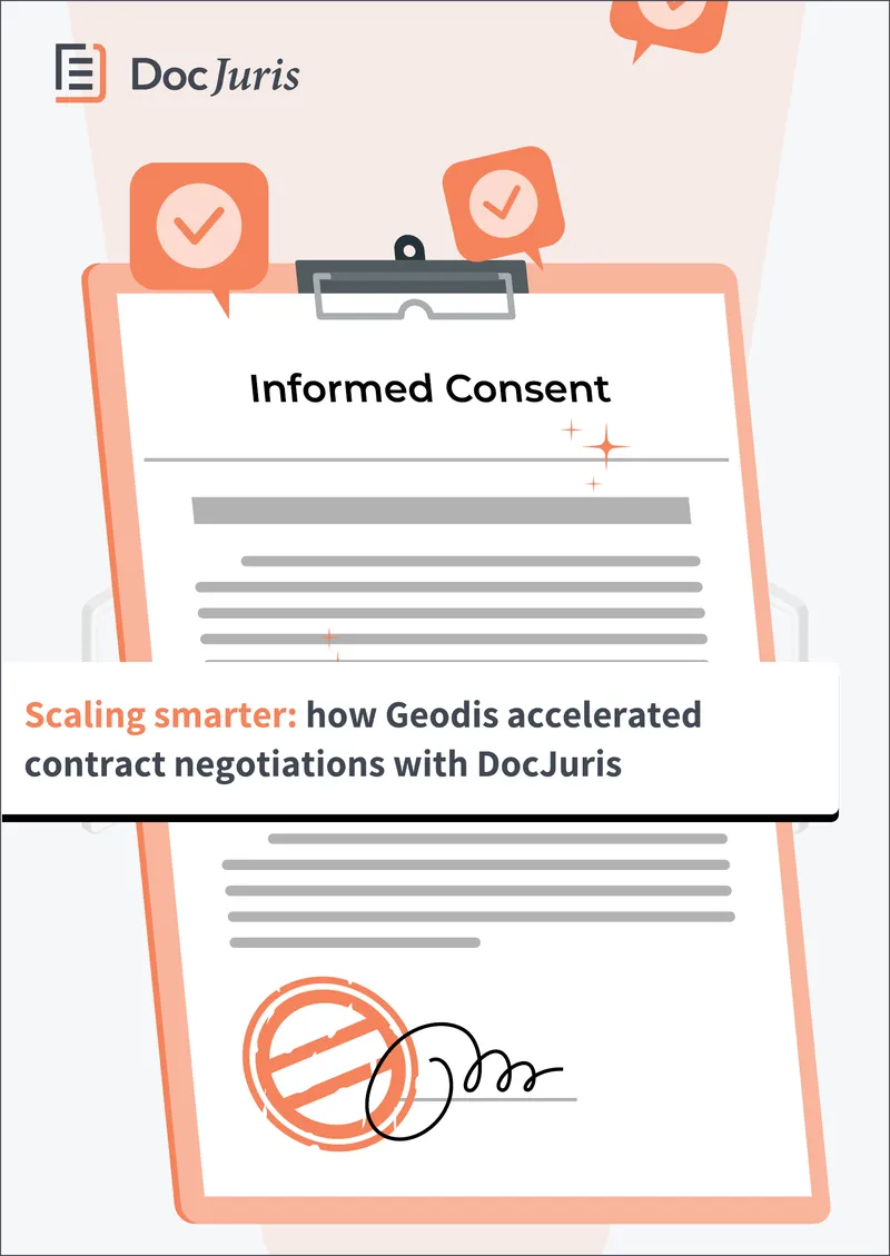 Geodis Contract Negotiation Transformation with DocJuris