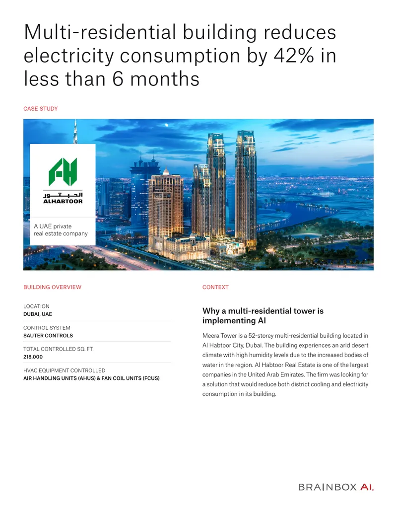 AI Integration for Energy Efficiency in Multi-Residential Building