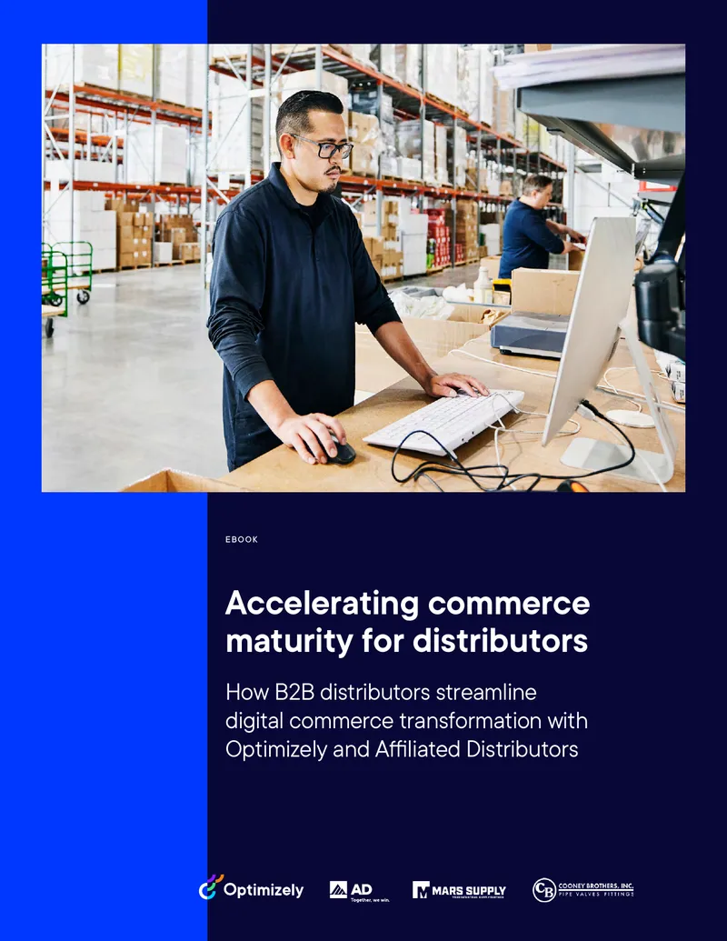 B2B Digital Commerce Maturity Framework for Distributors