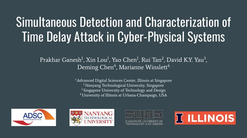 Simultaneous Detection and Characterization of Time Delay Attack