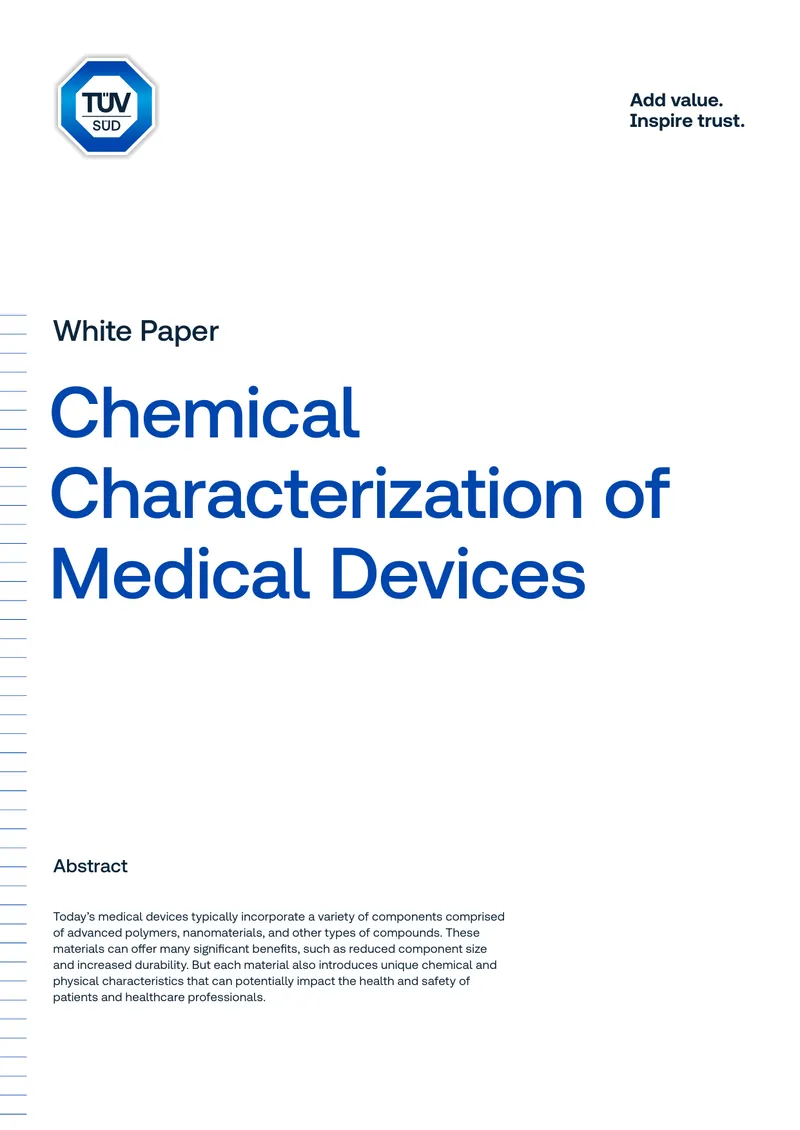 Chemical Characterization of Medical Devices White Paper