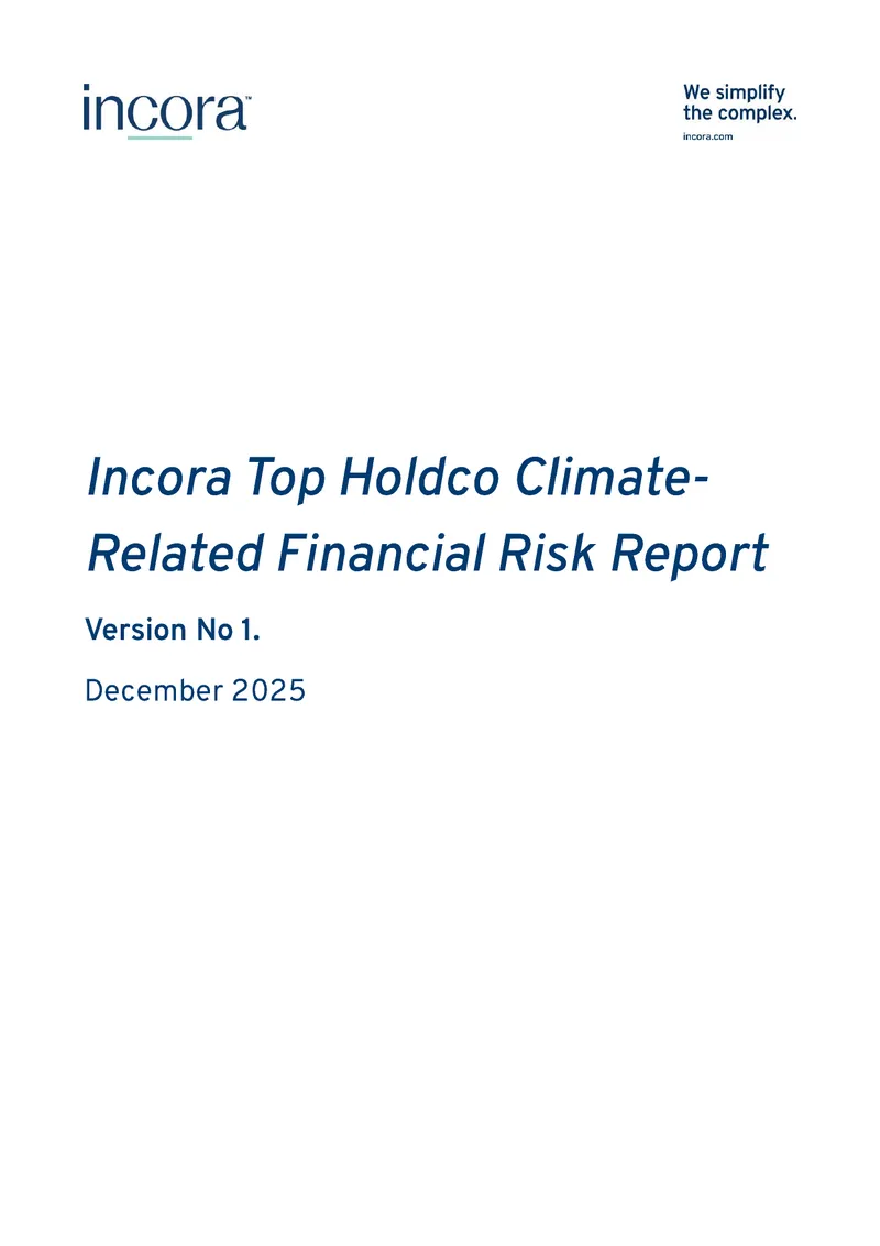 Incora Climate-Related Financial Risk Report