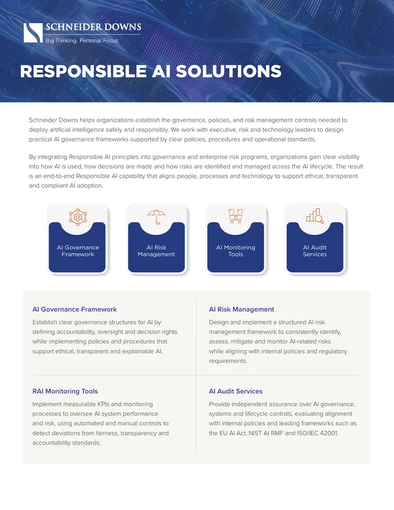 Responsible AI Governance and Risk Management Framework