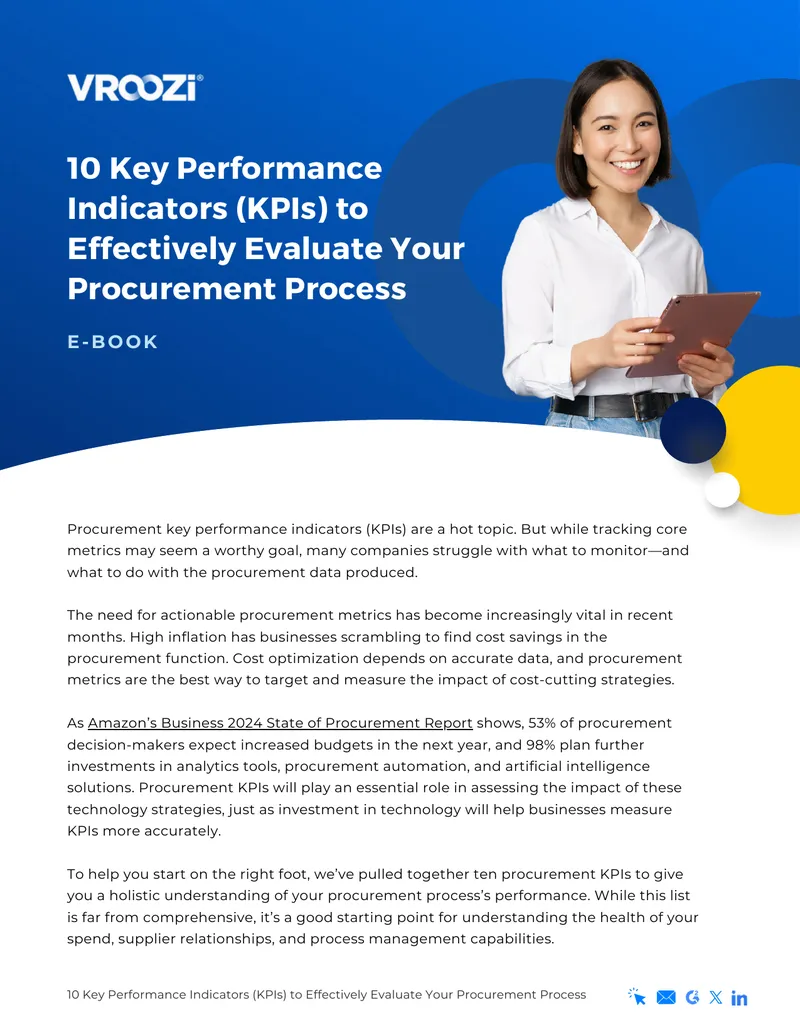 Key Performance Indicators for Procurement Evaluation
