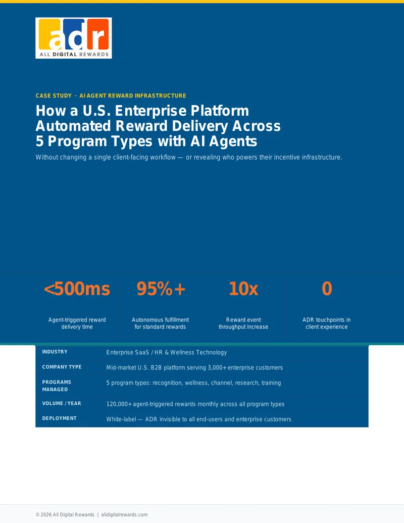 AI Agent Reward Infrastructure Case Study