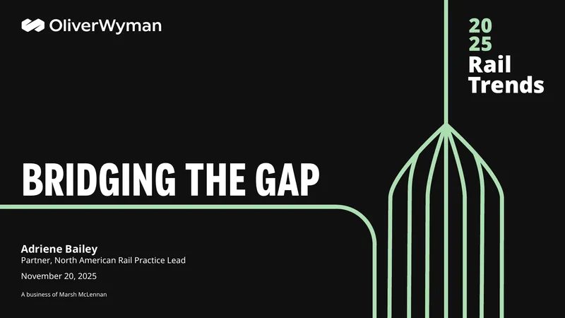 Shipper Perspectives on Rail and Trucking Dynamics