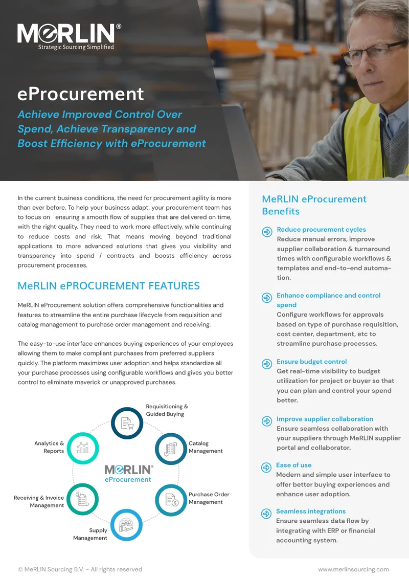 MeRLIN eProcurement Solution Overview