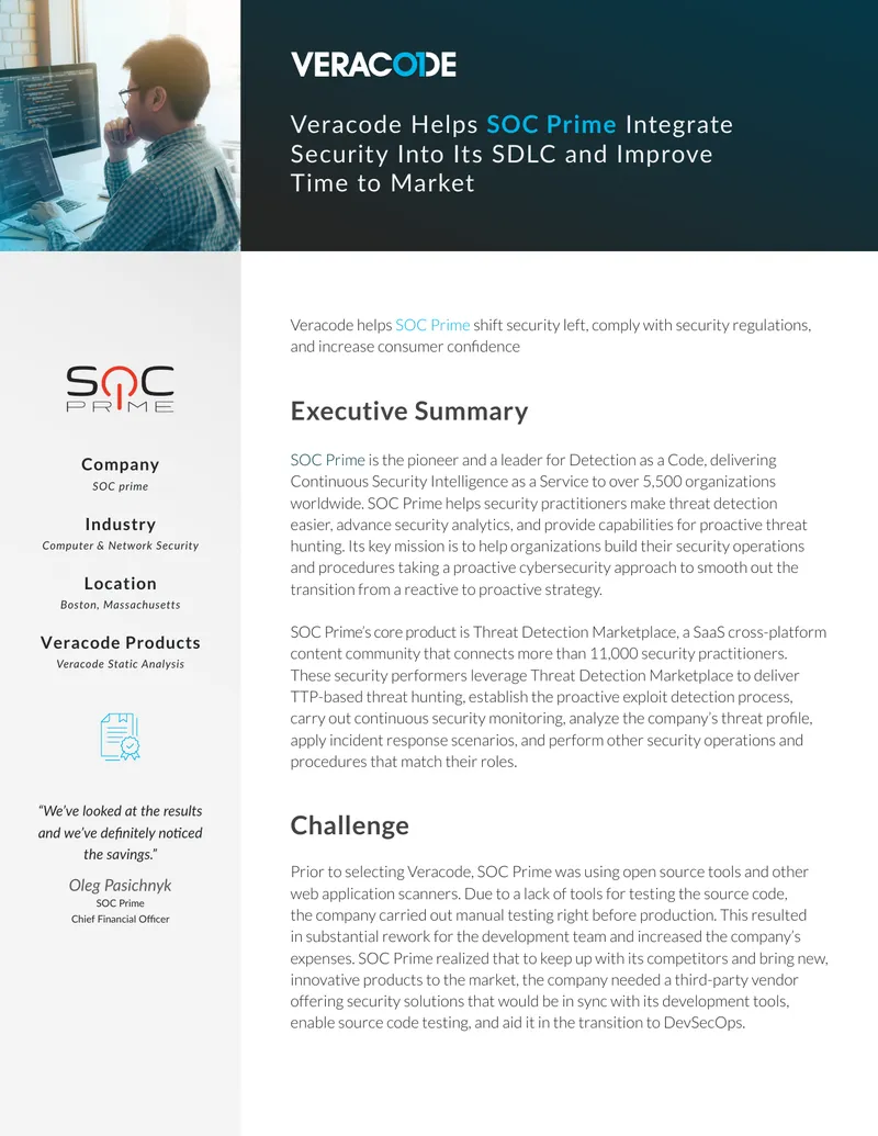 SOC Prime Security Operations Enhancement Case Study