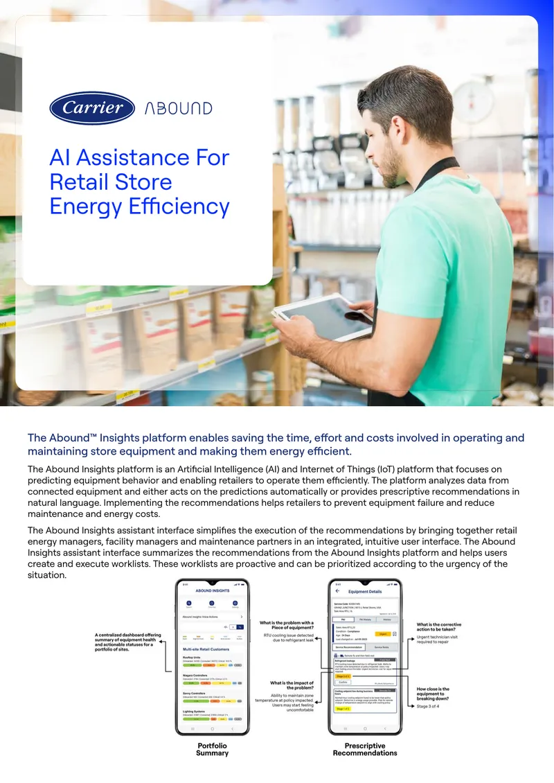 Abound Insights Platform for Retail Energy Management
