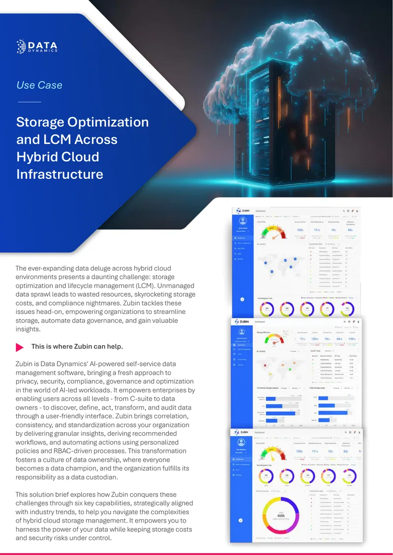 Data Management and Storage Optimization Solutions
