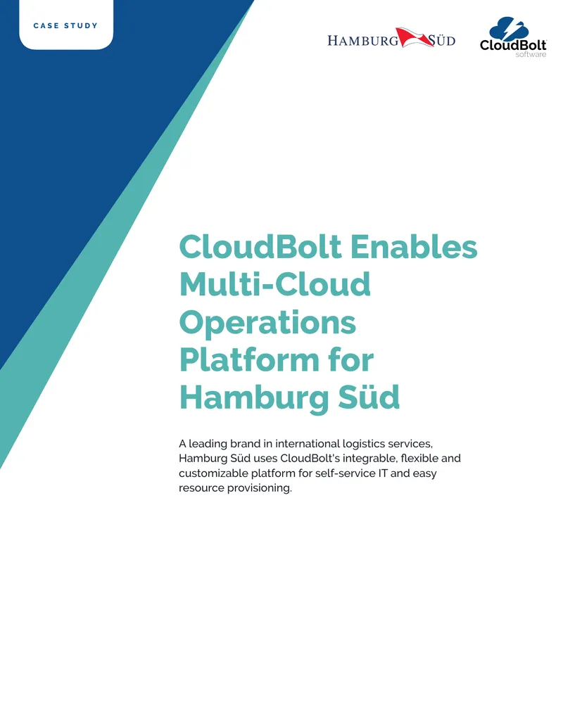 CloudBolt Multi-Cloud Operations Platform Case Study