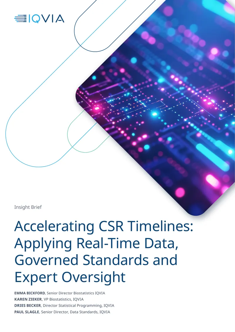 Accelerating Clinical Study Report Timelines