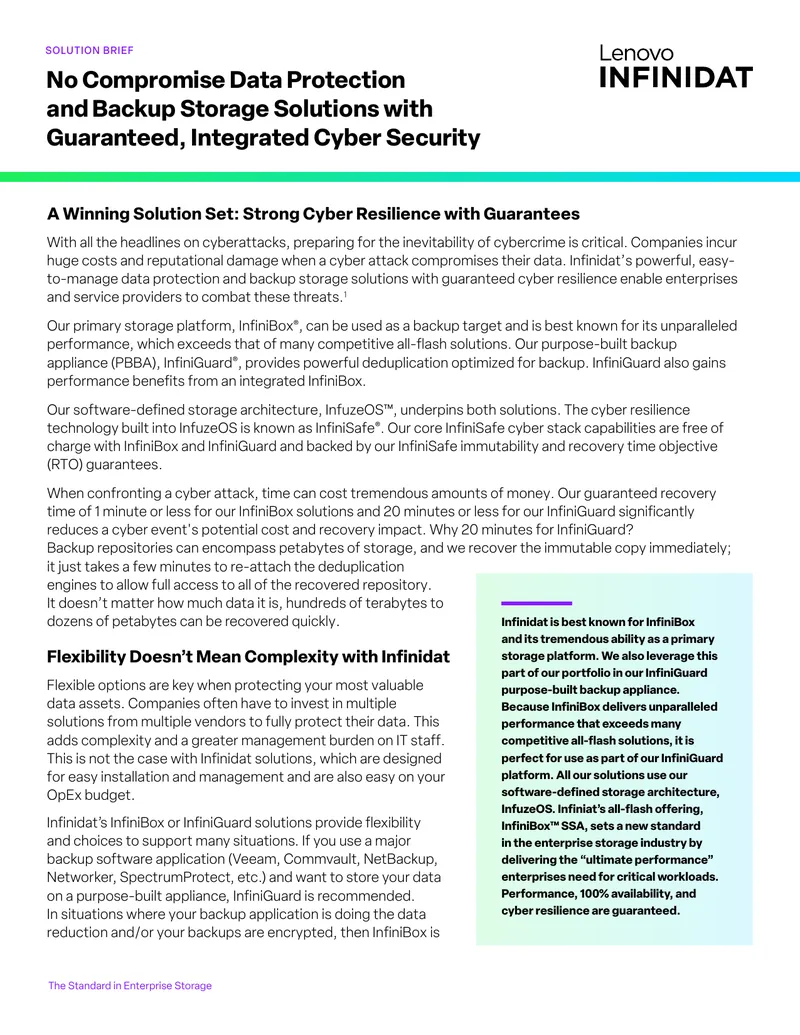 Data Protection and Backup Storage Solutions Overview