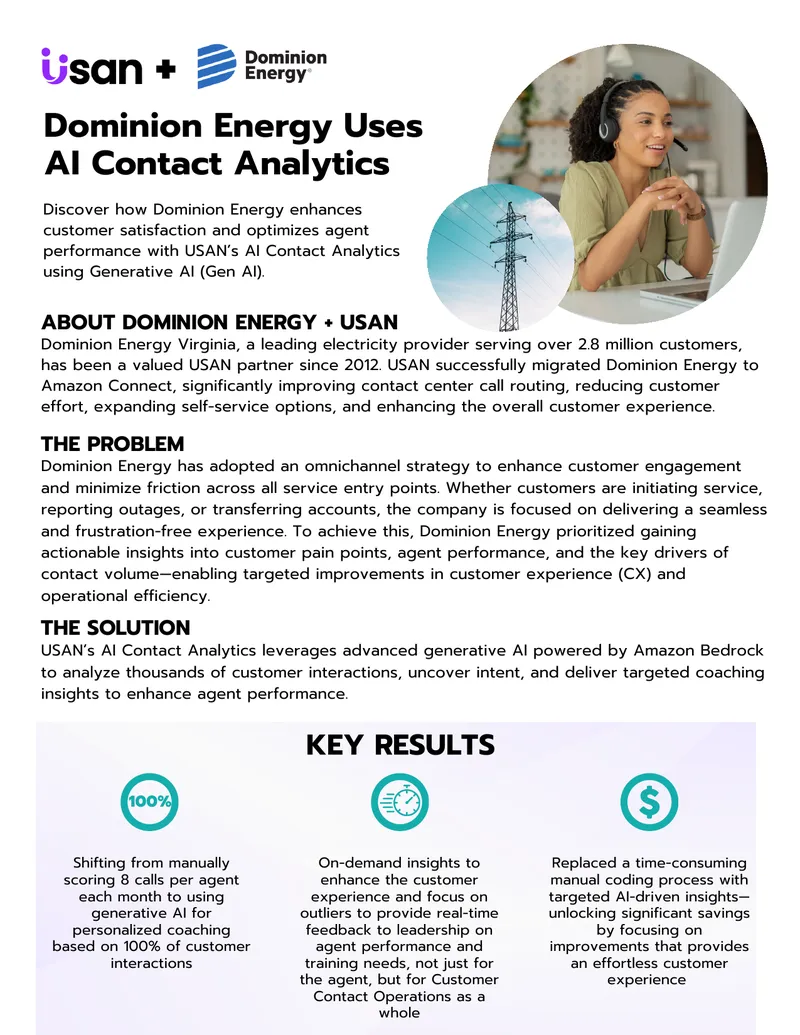Dominion Energy Enhances Customer Experience with AI