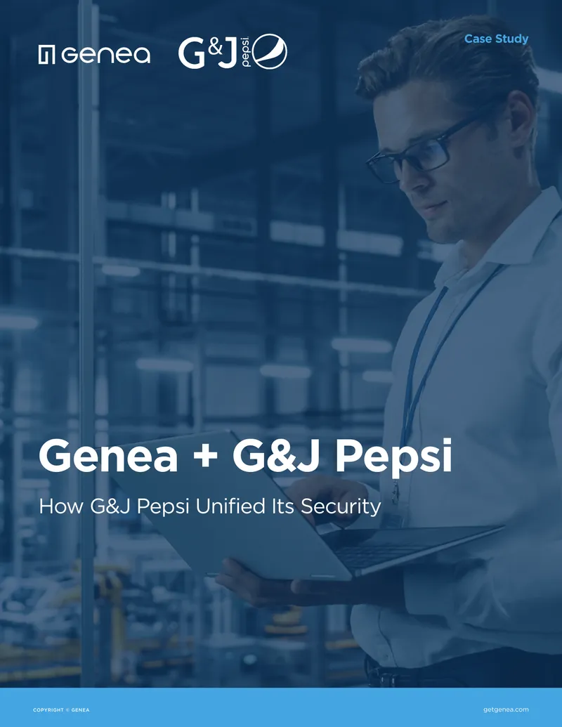 G&J Pepsi Security System Integration Case Study