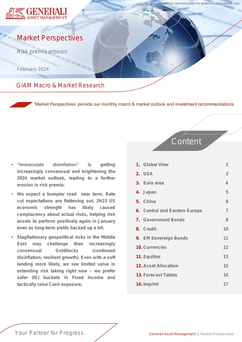 Generali Asset Management Market Perspectives February 2024
