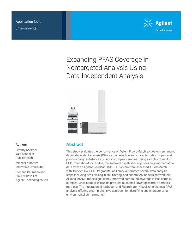 Enhancing PFAS Detection Using FluoroMatch Software