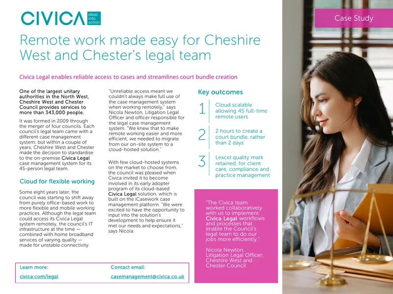 Cloud-Based Case Management Implementation for Legal Teams