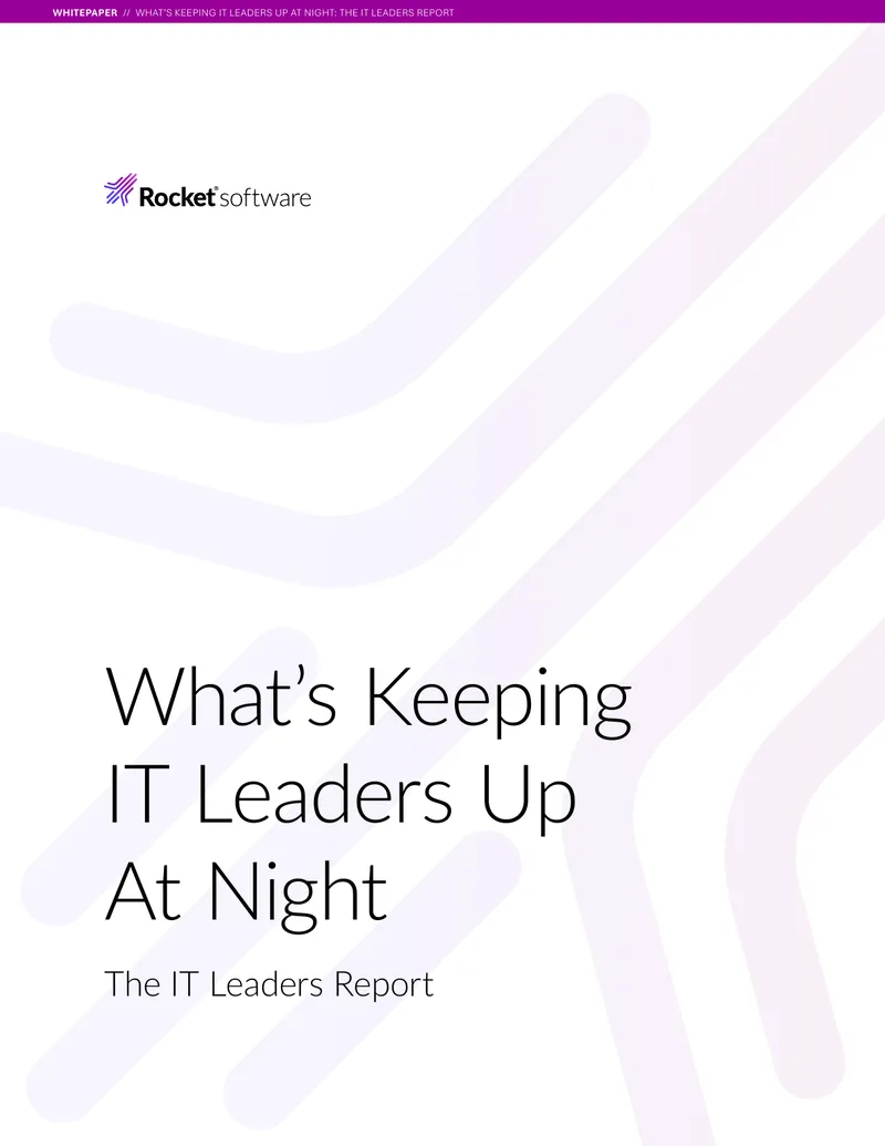 IT Leaders Report on Modernization Challenges