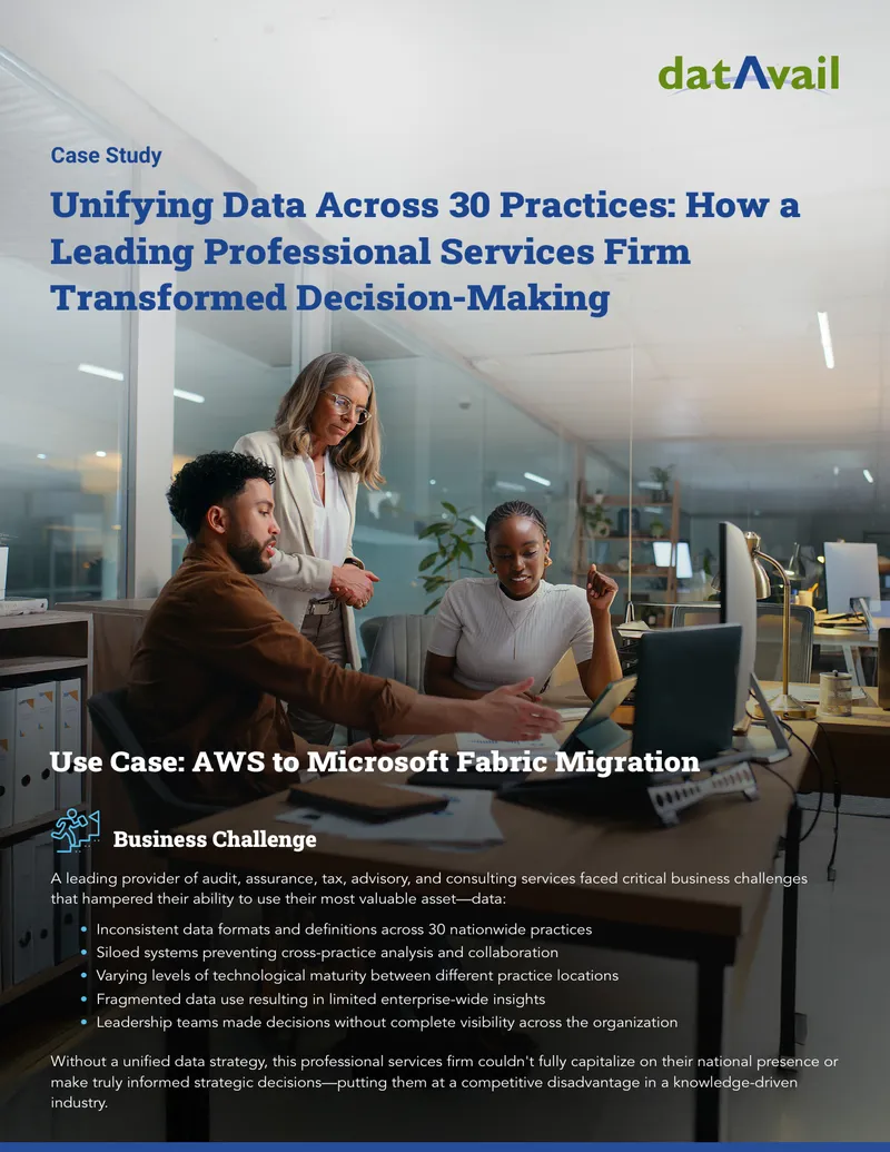 Unifying Data Across 30 Practices Case Study