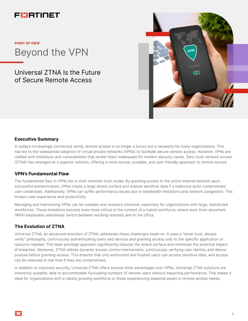 Universal ZTNA as the Future of Secure Remote Access