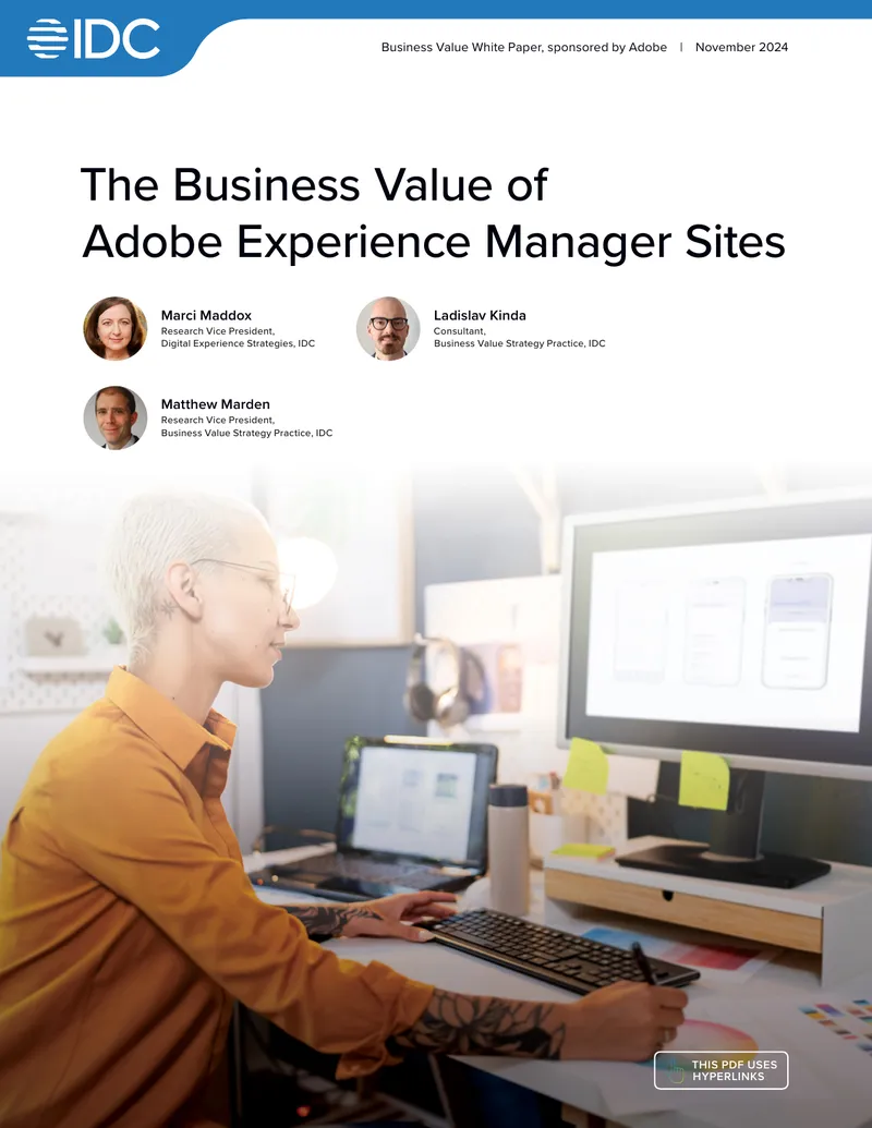 Business Value of Adobe Experience Manager Sites