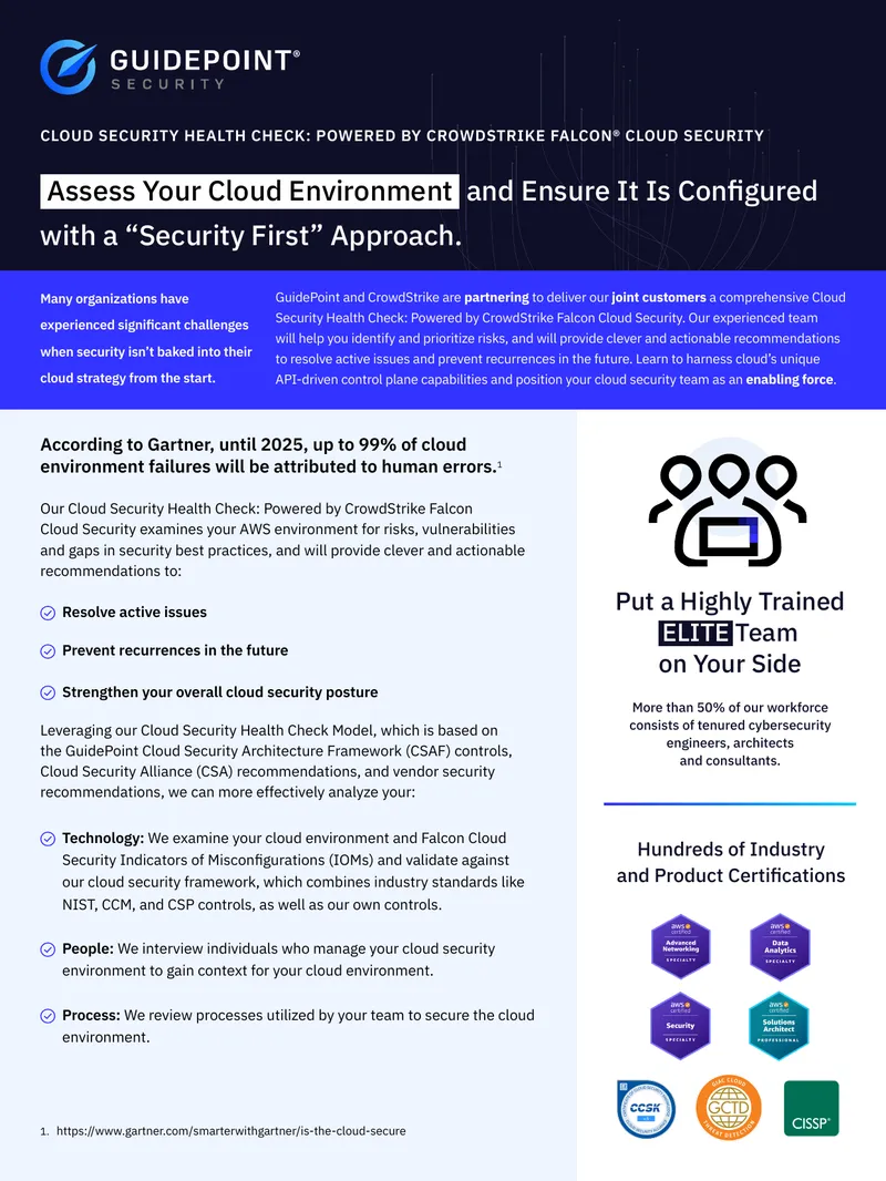 Cloud Security Health Check Powered by CrowdStrike Falcon