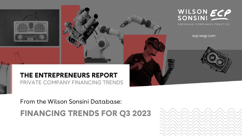 Private Company Financing Trends for Q3 2023