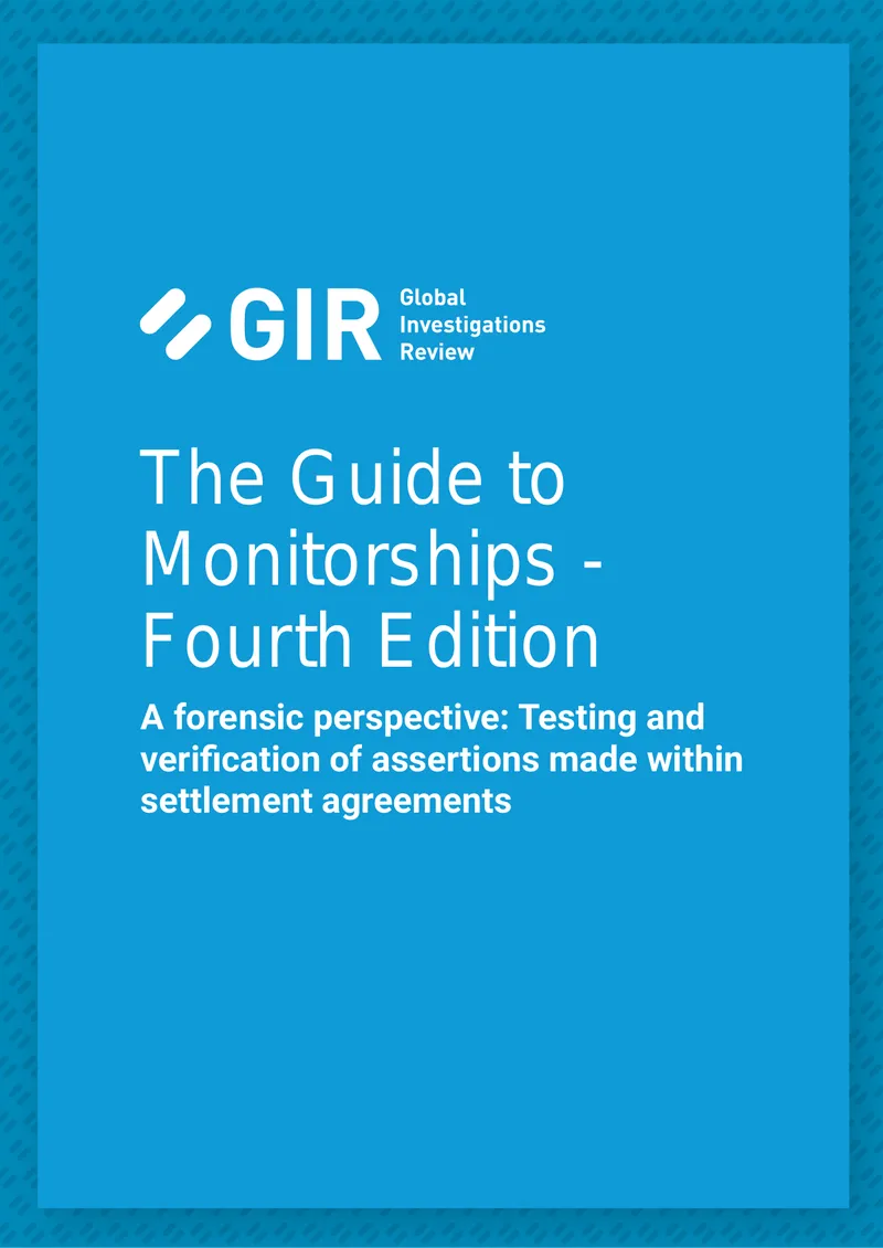 Guide to Monitorships Fourth Edition preview page 1