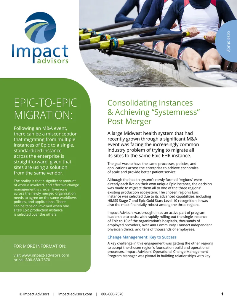 Consolidating Instances and Achieving Systemness Post Merger