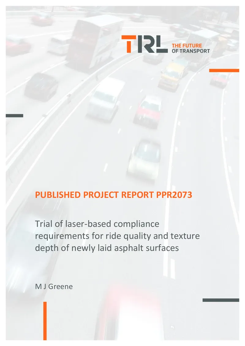 Trial of Laser-Based Compliance for Asphalt Surfaces