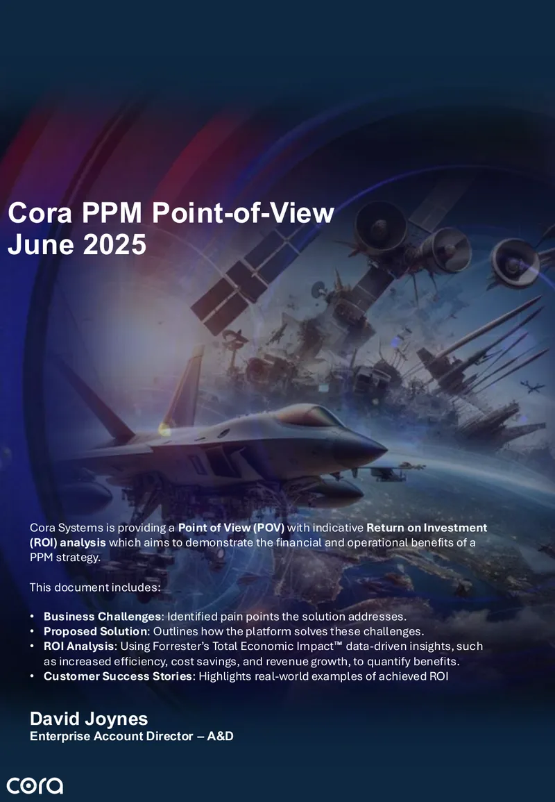 Cora PPM Point-of-View on Aerospace and Defense