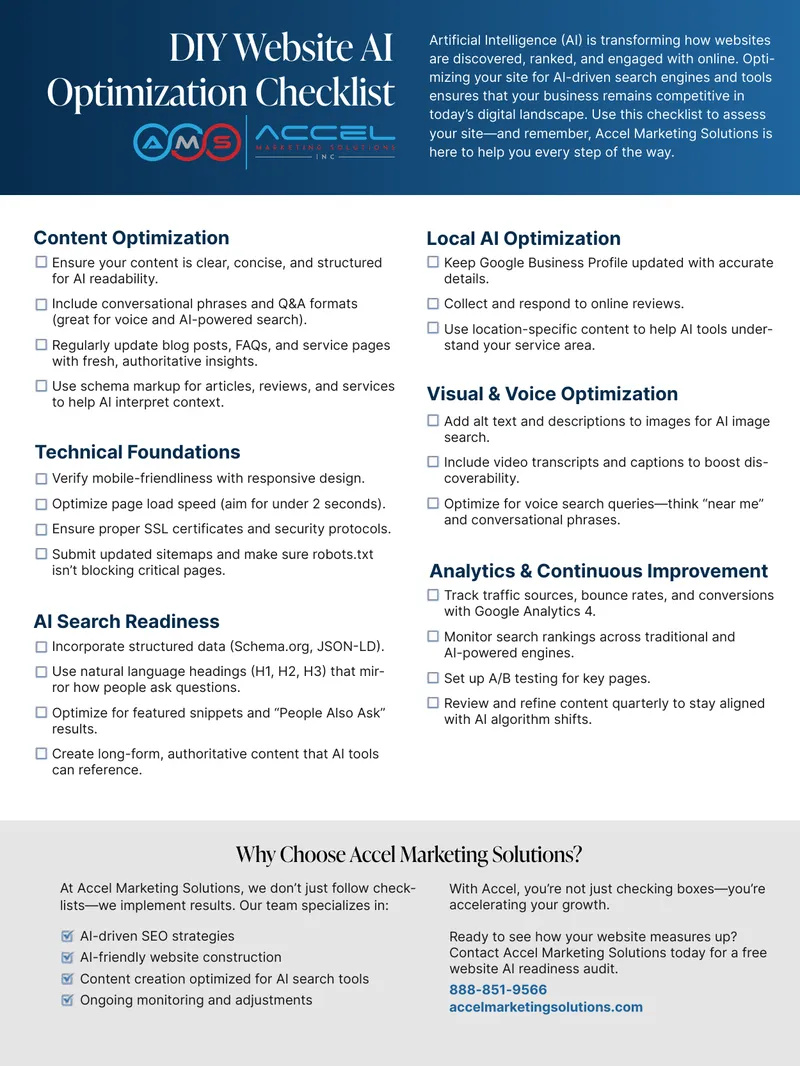 Website AI Optimization Checklist