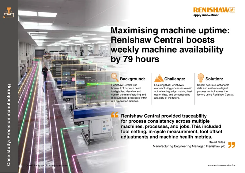 Renishaw Central Implementation Case Study