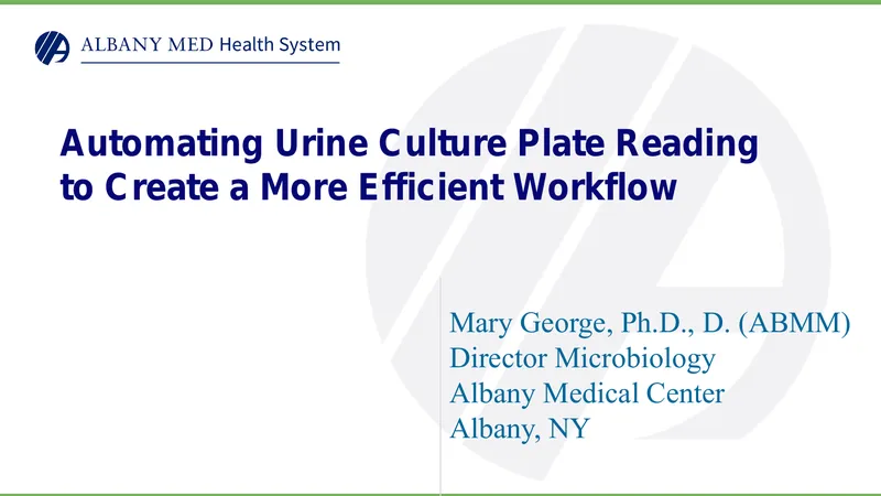 Automating Urine Culture Plate Reading for Workflow Efficiency