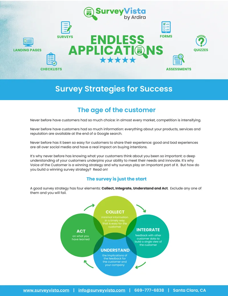 Survey Strategies for Success