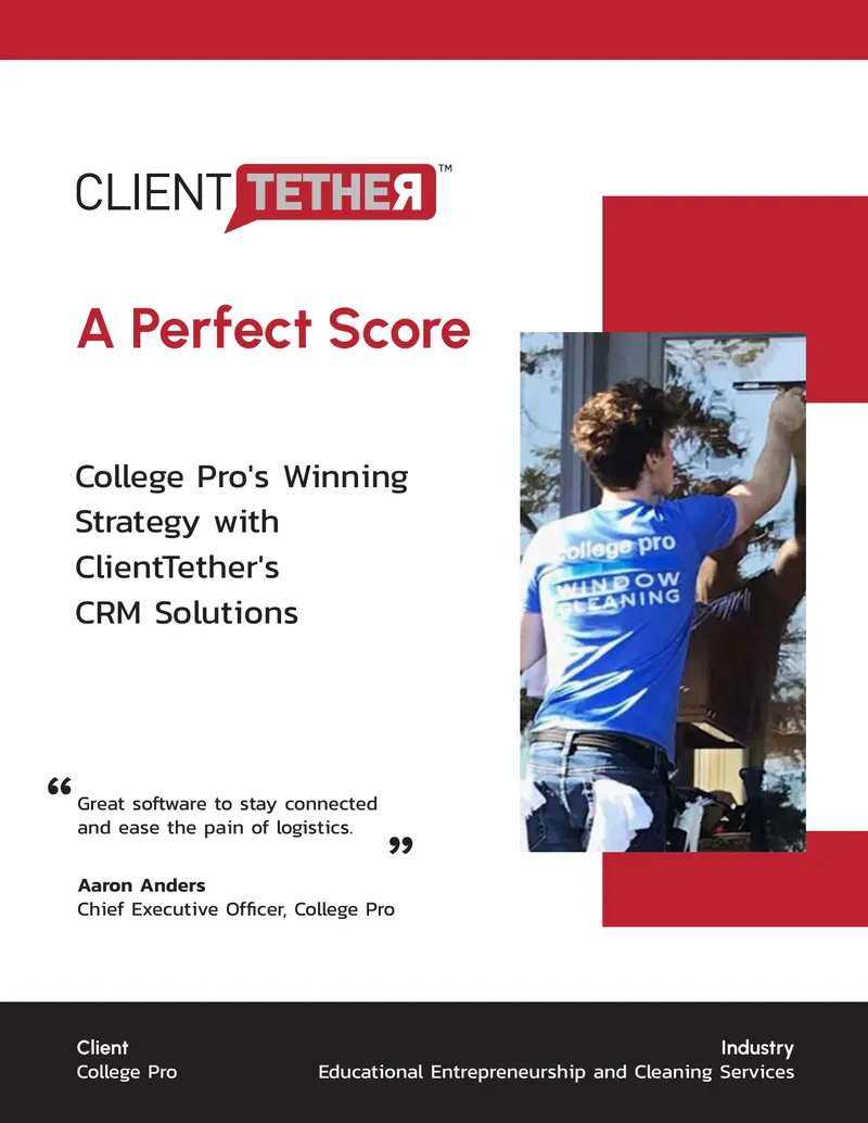 ClientTether CRM Solutions for College Pro