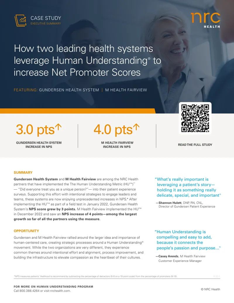 Human Understanding Metric Implementation Case Study