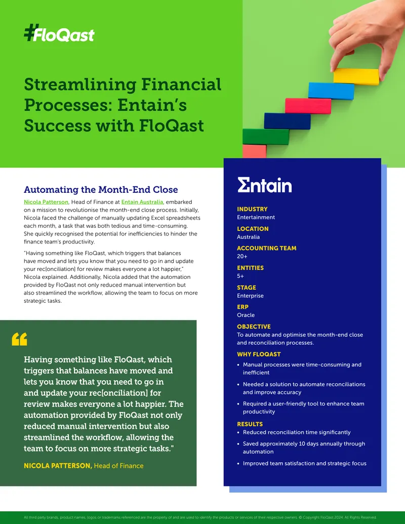 Streamlining Financial Processes at Entain