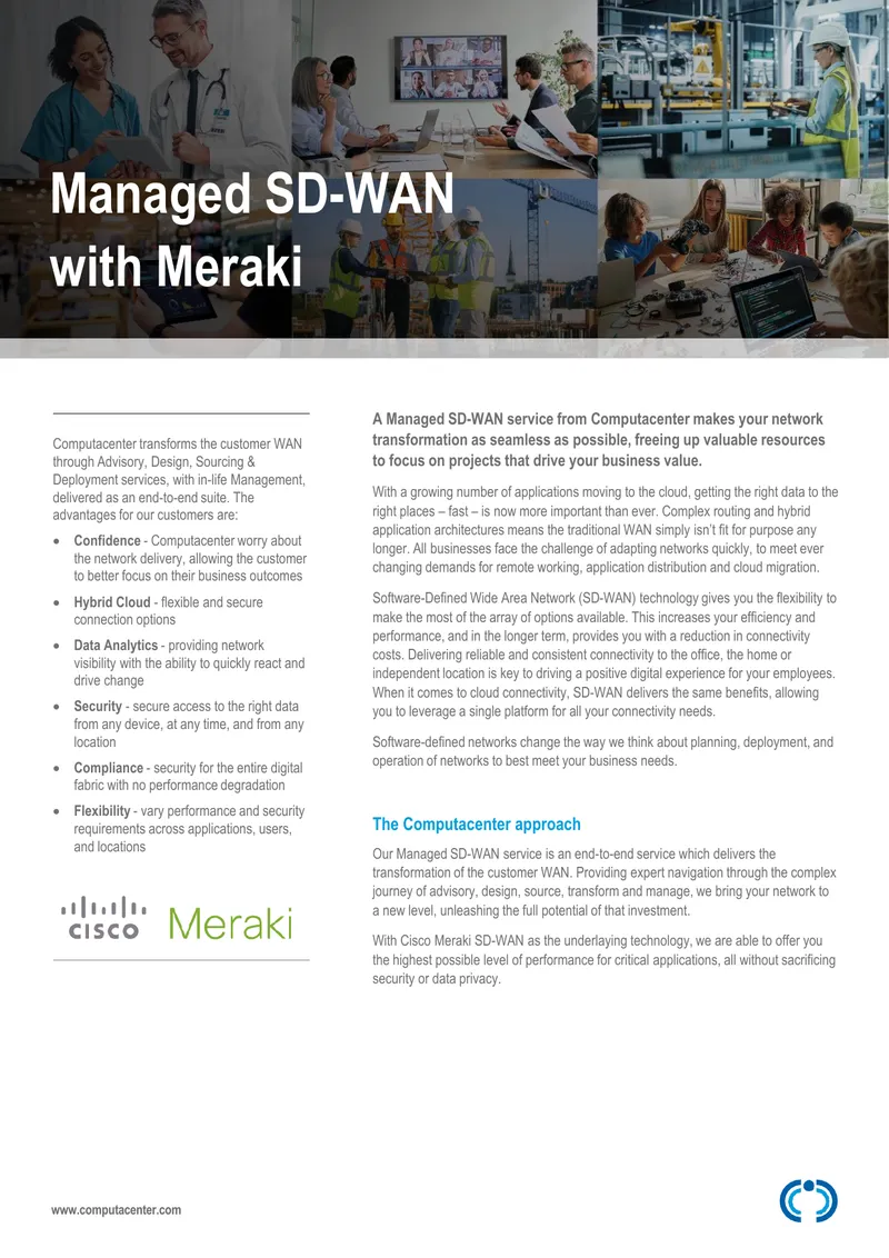 Managed SD-WAN Service Overview