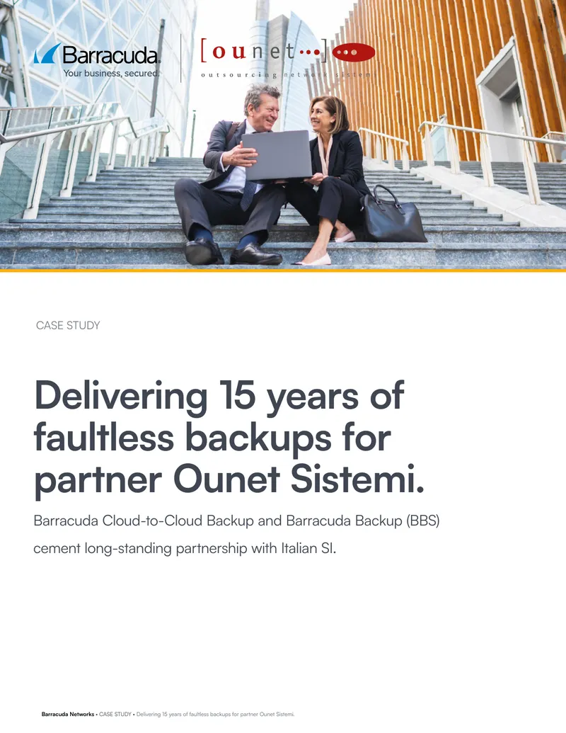 Case Study on Ounet Sistemi's Backup Solutions