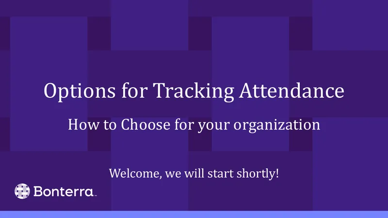 Options for Tracking Attendance in Apricot