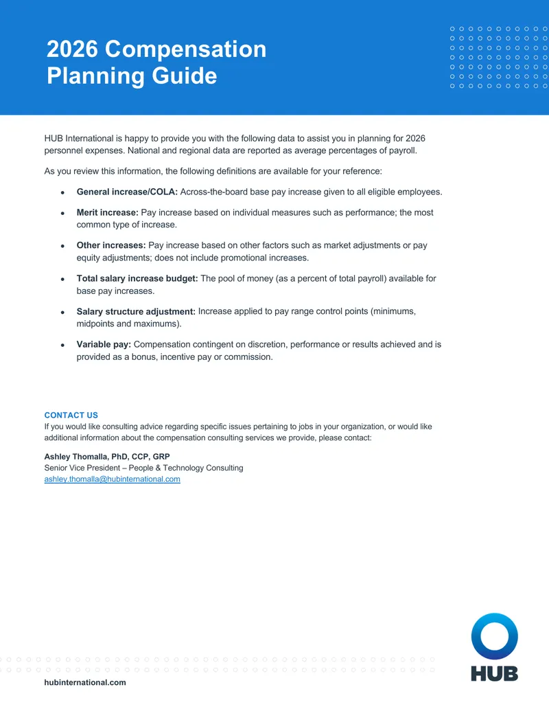 2026 Compensation Planning Guide