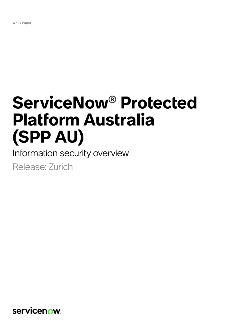 ServiceNow Protected Platform Australia Overview