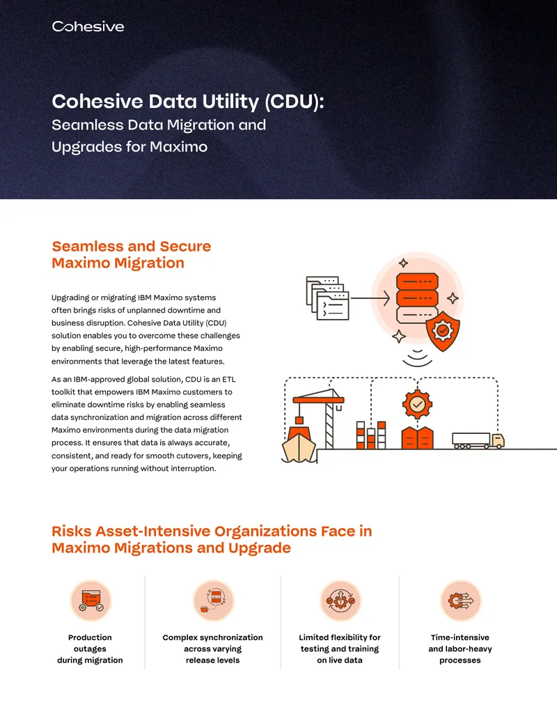 Cohesive Data Utility for Maximo Migration