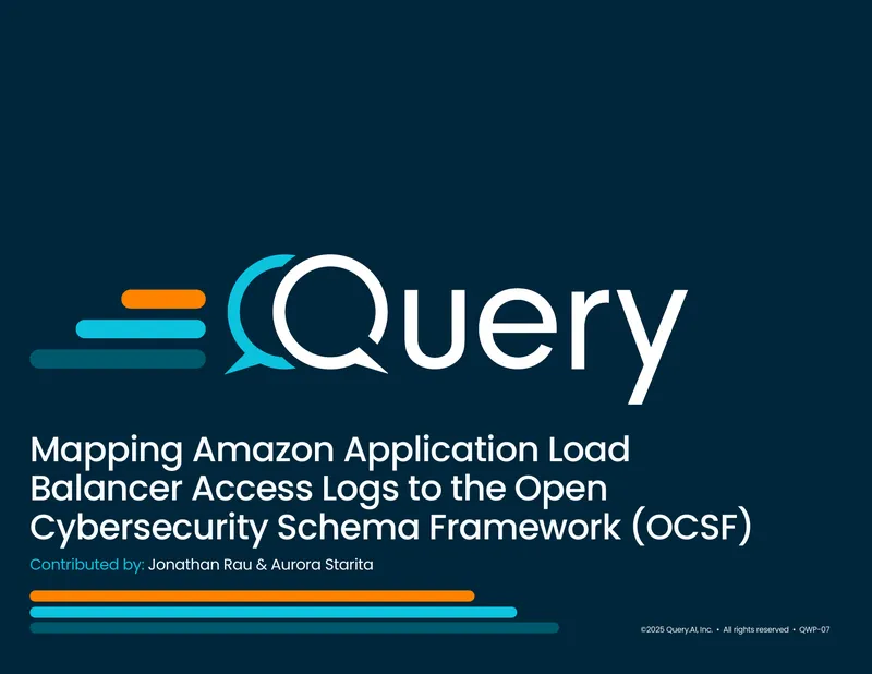 Mapping Amazon ALB Access Logs to OCSF Framework