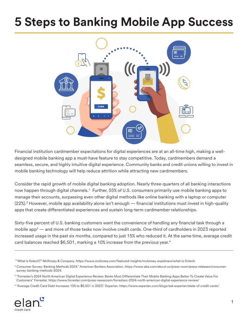 Building a Successful Credit Card Mobile App